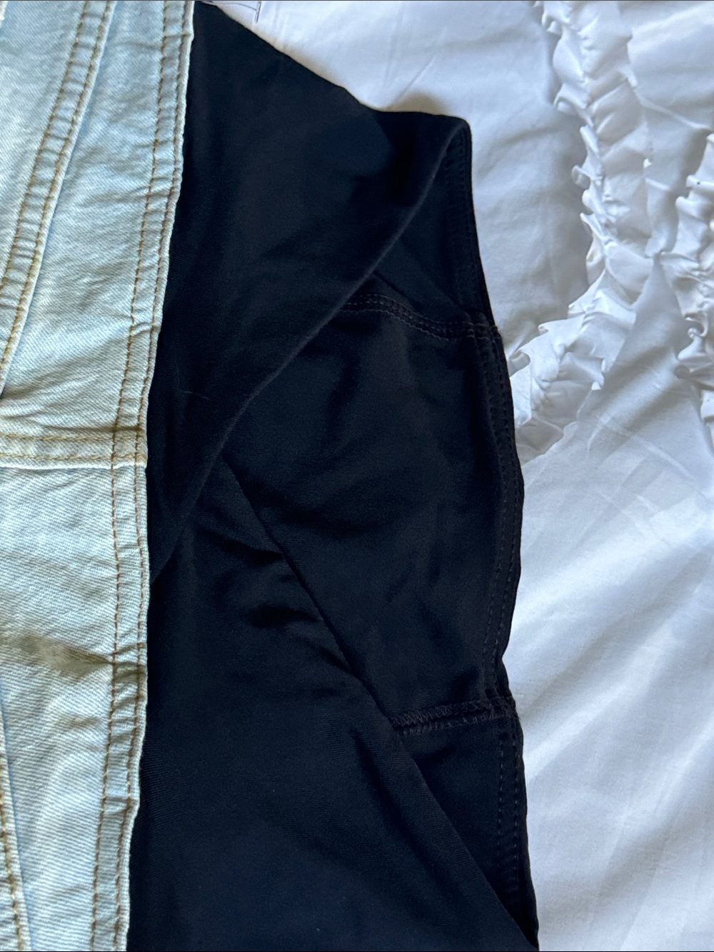 Isabel Maternity Jeans with Black Waist Panel - Picture 3 of 6